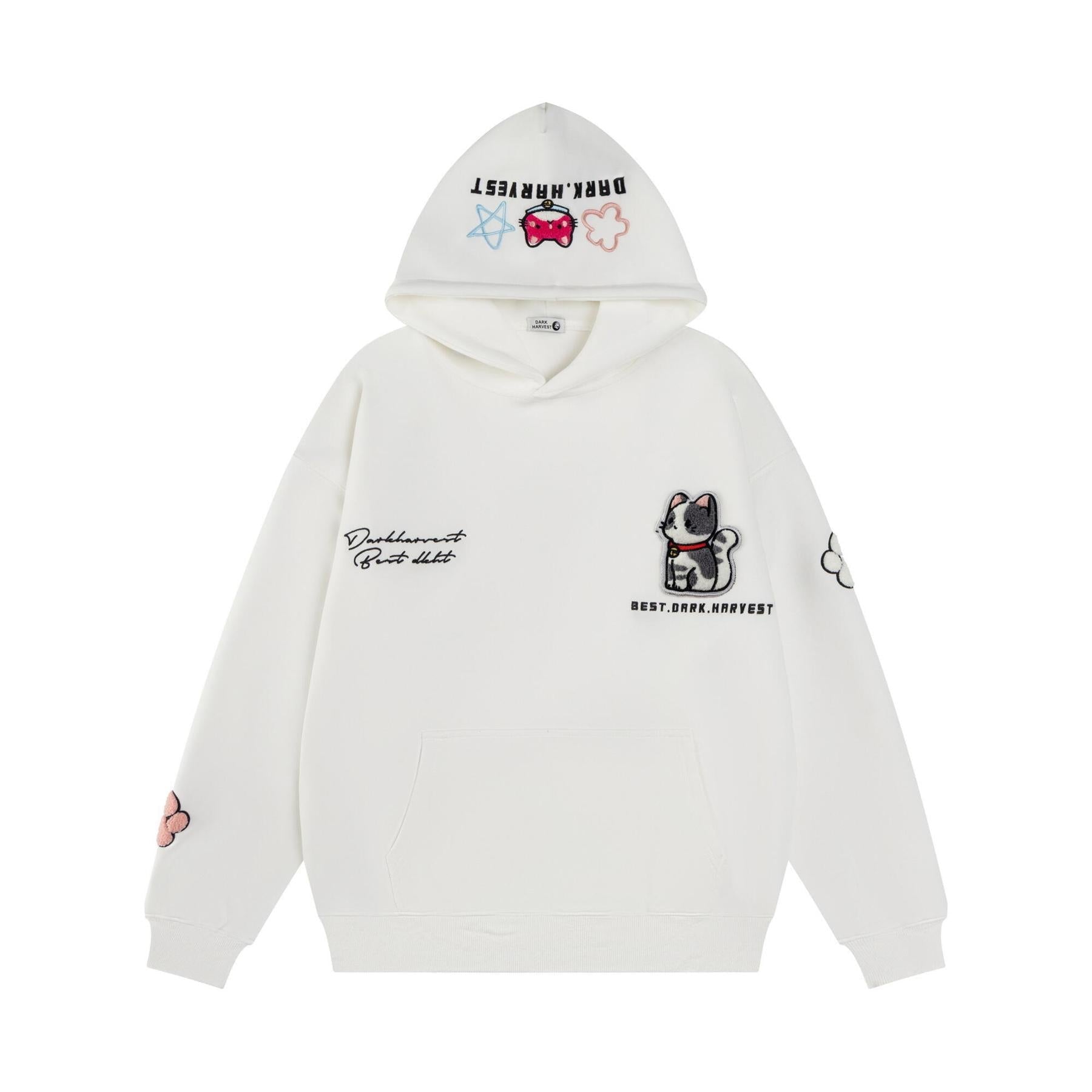 Embroidered Cotton Sweatshirt - curated XGEM rare find